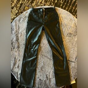 Gap vegan leather jeans